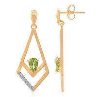 Peridot Silver Earrings