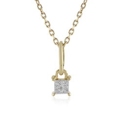 9K SI2 (H) Diamond Gold Necklace