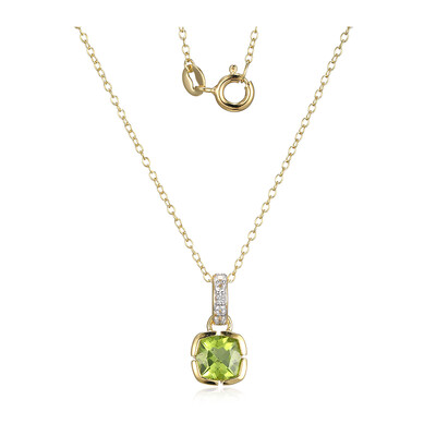 Peridot Silver Necklace