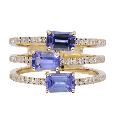 18K AAA Tanzanite Gold Ring (CIRARI)