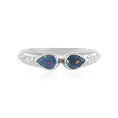 Mezezo Opal Silver Ring
