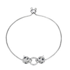 Zircon Silver Bracelet