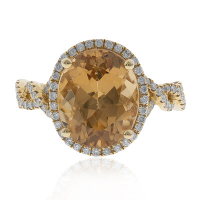 14K Golden Beryl Gold Ring (CIRARI)