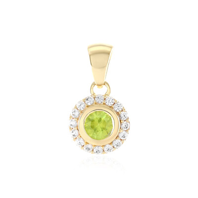 9K Sphene Gold Pendant