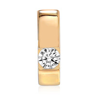 14K SI1 (G) Diamond Gold Pendant