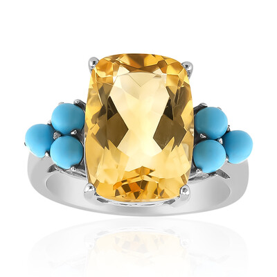 Citrine Silver Ring