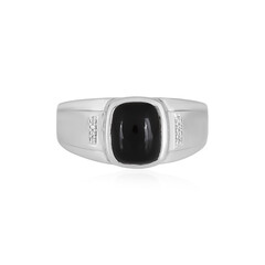 Black Onyx Silver Ring