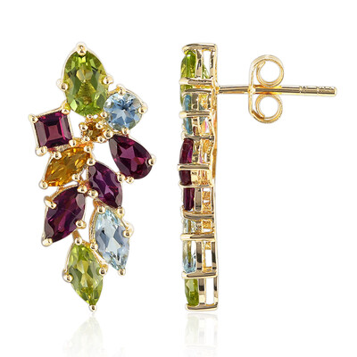 Peridot Silver Earrings