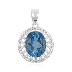 London Blue Topaz Silver Pendant