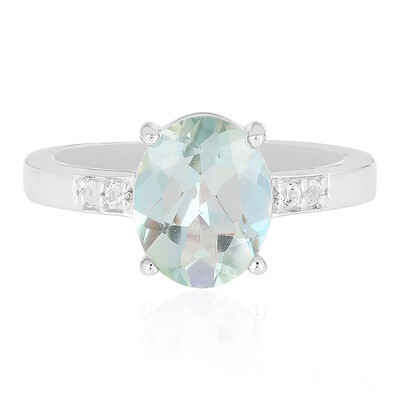 Mountain Lake Quartz Silver Ring