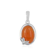 Carnelian Silver Pendant