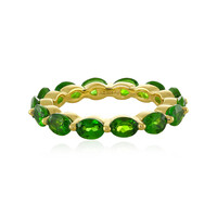 Russian Diopside Silver Ring