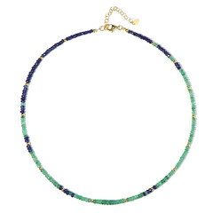 Zambian Emerald Silver Necklace
