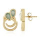 Grandidierite Silver Earrings