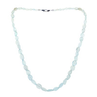 Aquamarine Silver Necklace