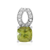 Sphene Silver Pendant