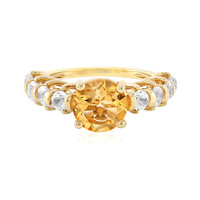 Citrine Silver Ring