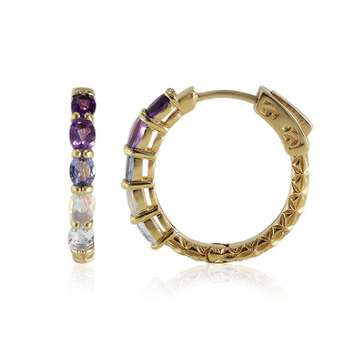 Amethyst Silver Earrings