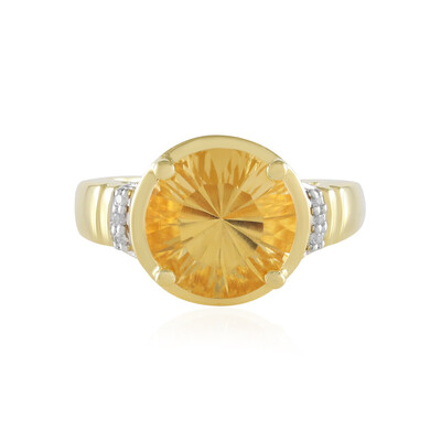 Citrine Silver Ring