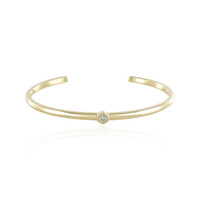 9K Flawless (F) Diamond Gold Bangle (LUCENT DIAMONDS)