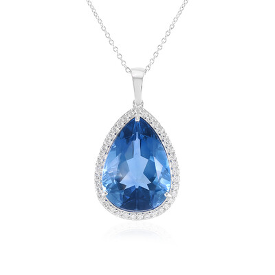 Colour Change Fluorite Silver Necklace