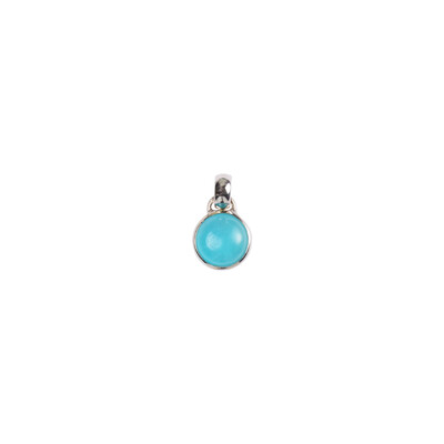 Amazonite Silver Pendant