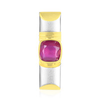 Ruby Silver Pendant