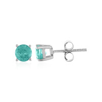 Blue Apatite Silver Earrings