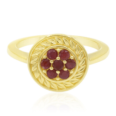 Ruby Silver Ring