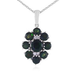 Mezezo Opal Silver Necklace