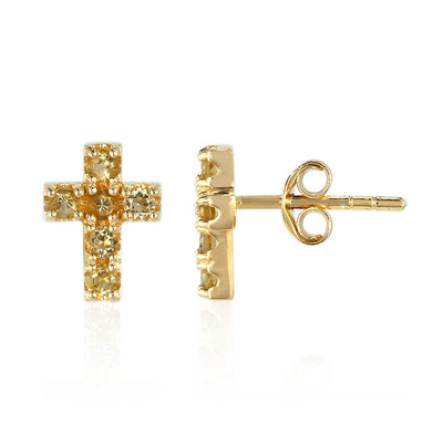 Citrine Silver Earrings