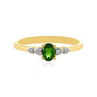Russian Diopside Silver Ring