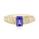 9K AAA Tanzanite Gold Ring (de Melo)