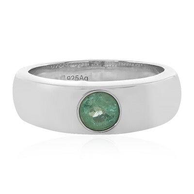 Ethiopian Emerald Silver Ring