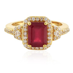 Madagascar Ruby Silver Ring