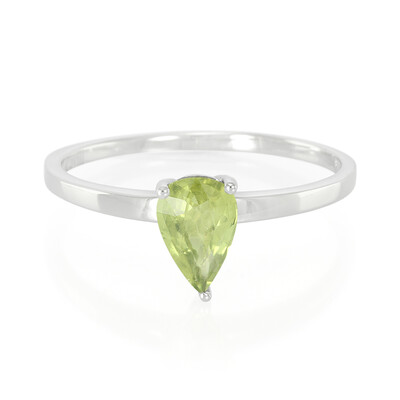 Mozambique Sapphire Silver Ring