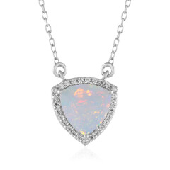 Welo Opal Silver Necklace