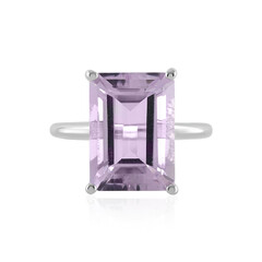 Rose de France Amethyst Silver Ring