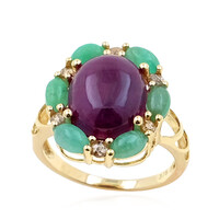 9K Ruby Gold Ring