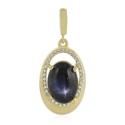 Indian star diopside Silver Pendant