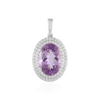 Amethyst Silver Pendant