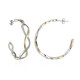 White Topaz Silver Earrings (Adela Silber)
