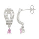Cuprian Tourmaline Silver Earrings