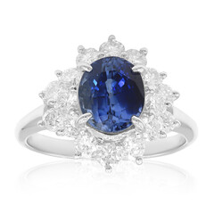 Ceylon Sapphire Platinum Ring (CIRARI)