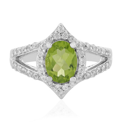 Peridot Silver Ring