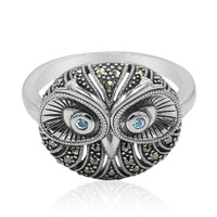 Sky Blue Topaz Silver Ring