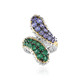 Zambian Emerald Silver Ring (Gems en Vogue)