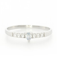 Paraiba Tourmaline Silver Ring