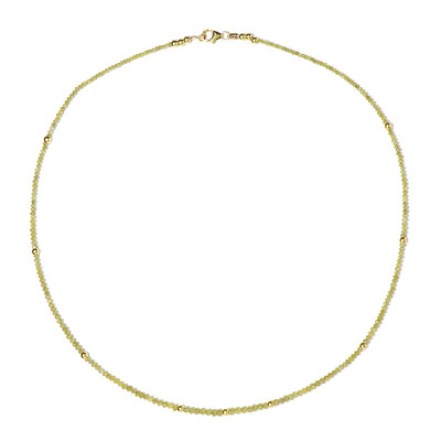 9K Yellow Diamond Gold Necklace (Annette)