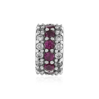 Rhodolite Silver Pendant